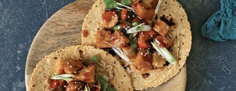 Teriyaki Tempeh Tacos Vegan