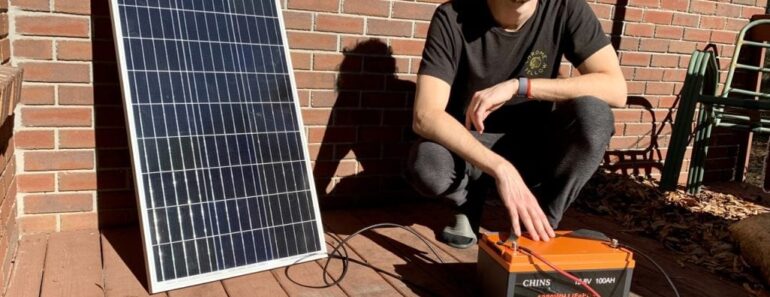charging lifepo4 batteries solar method
